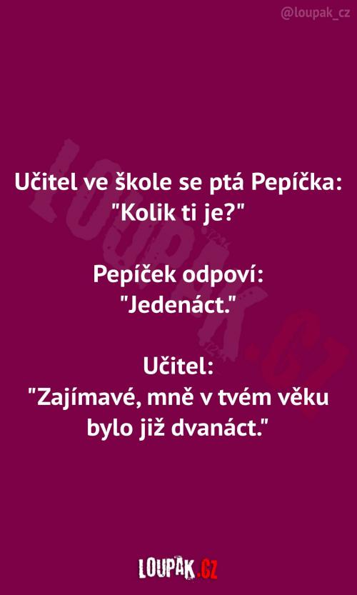  Jiný věk v tom samém věku 