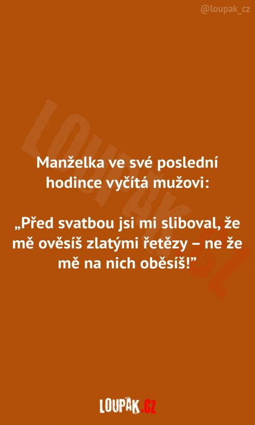 Poslední hodinka... 