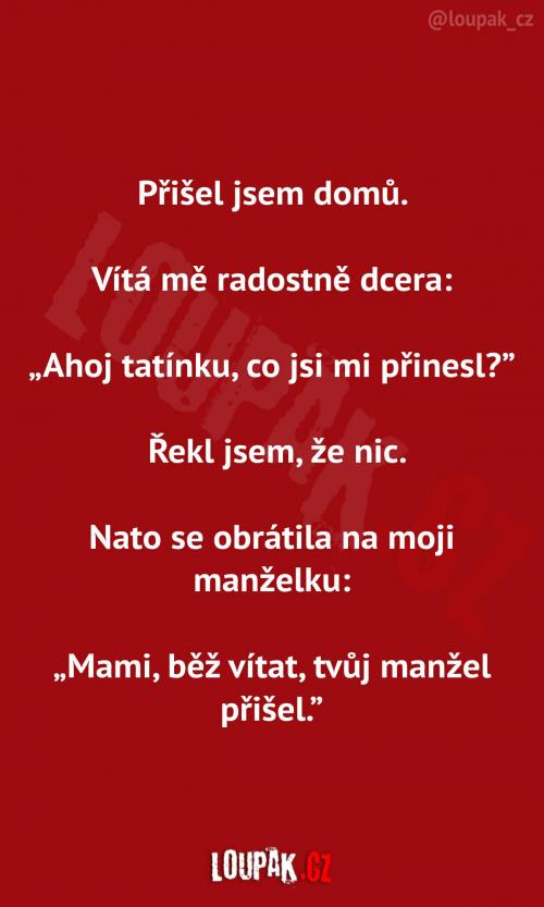  Radostné vítání dcerky  