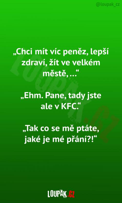  Zvláštní pán v KFC... 