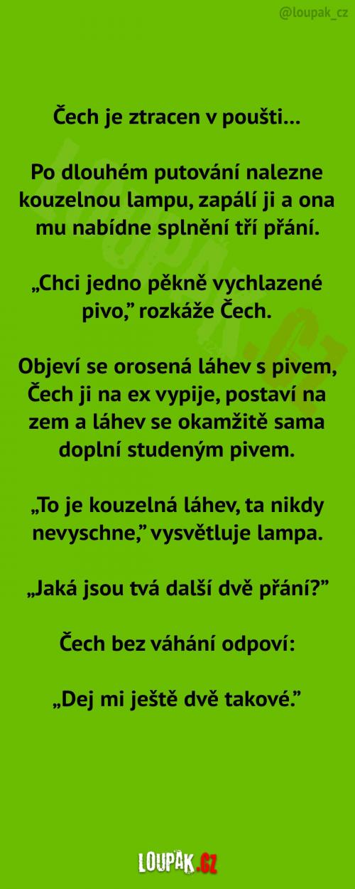  Když si Čech může splnit 3 přání 
