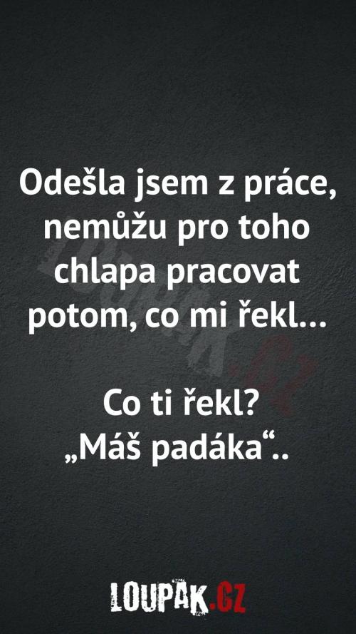  Co jí řekl její manžel 