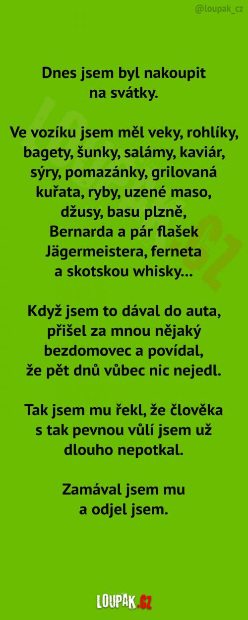 Velký nákup na svátky