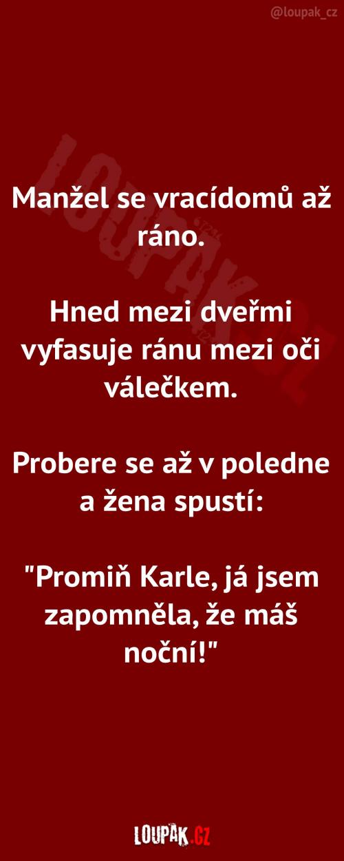  Žena na něco zapomněla 