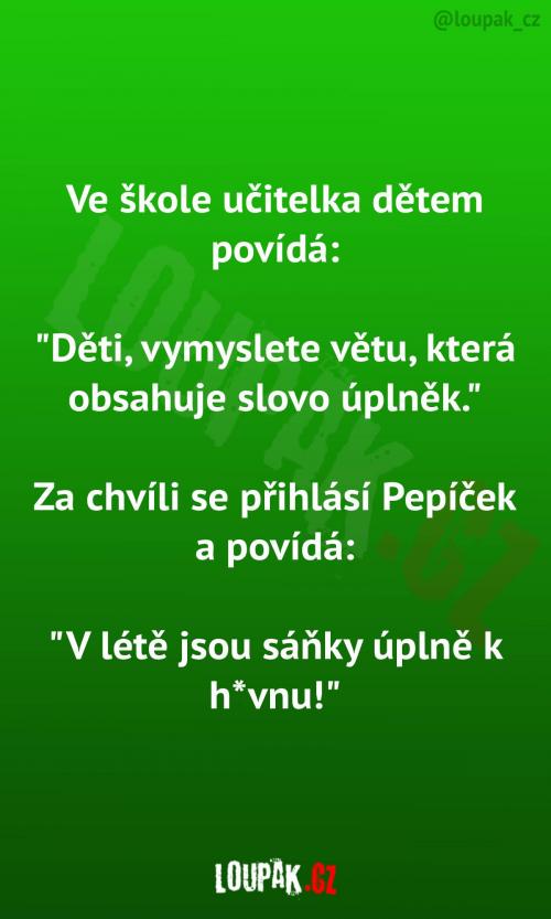  Úkol od paní učitelky... 