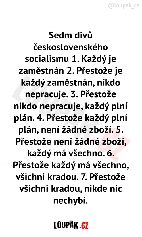  Sedm divů československého socialismu 
