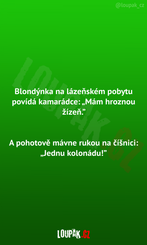  Blondýnka na lázeňském pobytu 