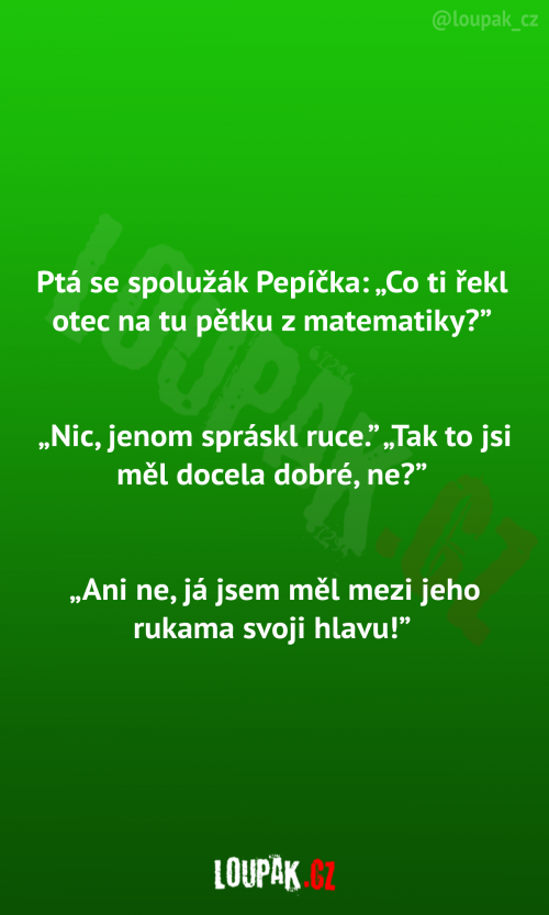 Pepíčka se ptá spolužačka