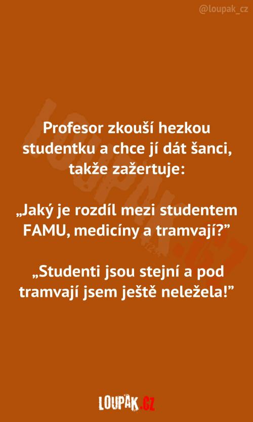  Profesor zkouší studentku 