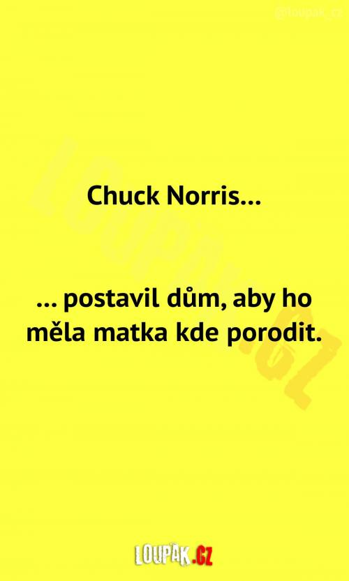  Tohle udělal Chuck Norris 