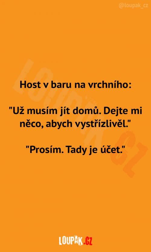  Něco na vystřízlivění 