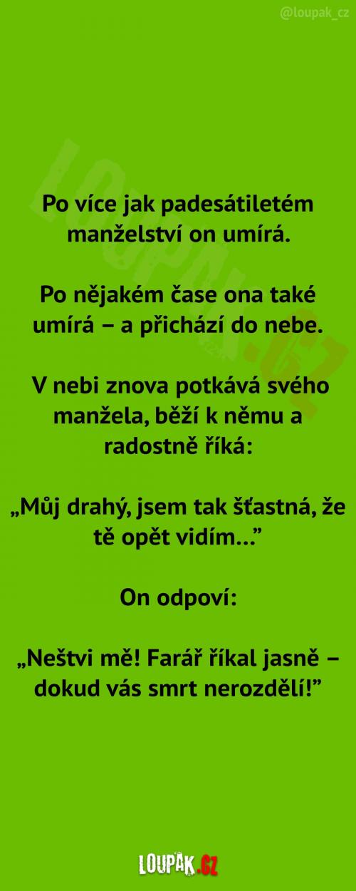  Smrt po padesátiletém manželství  