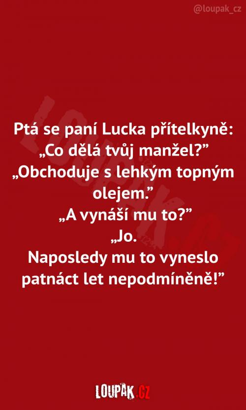Obchod s lehkým topným olejem 