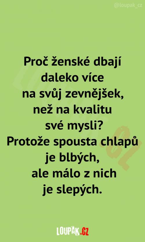  Samozřejmě jak které, že? 
