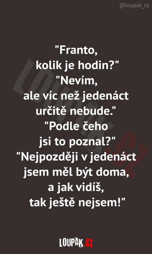  Franta v tom má, zdá se, jasno 
