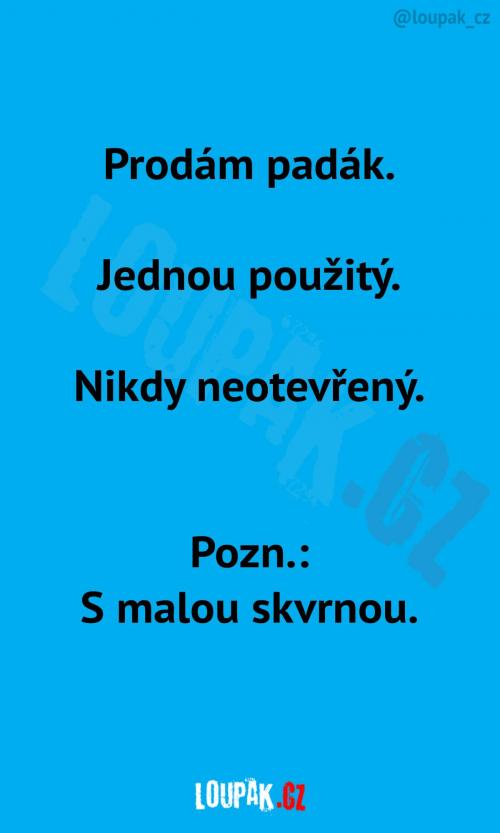 Takový běžný inzerát...