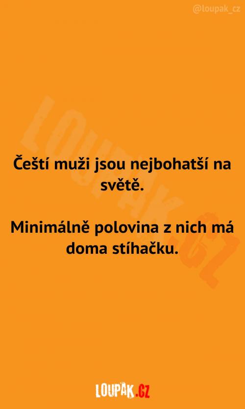  Proč jsou čeští muži největší boháči 