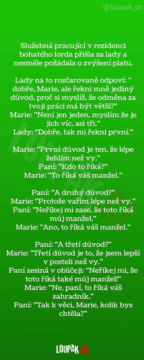  Tři důvody pro zvýšení platu 
