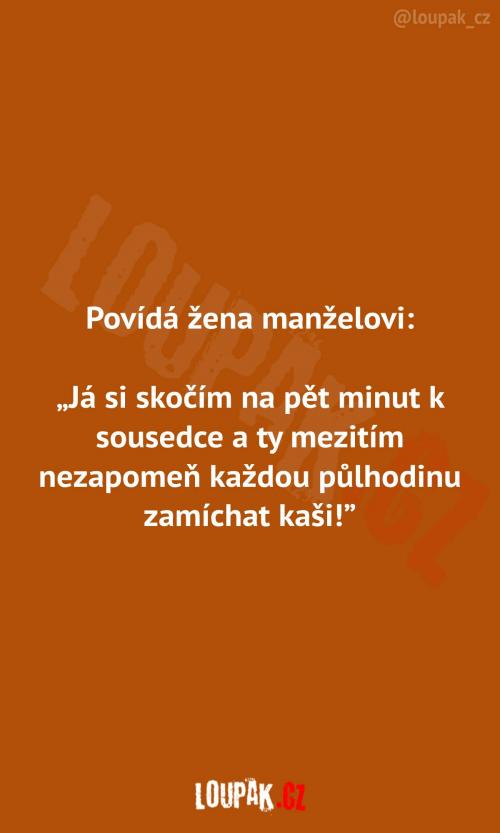  Klasická návštěva sousedky  