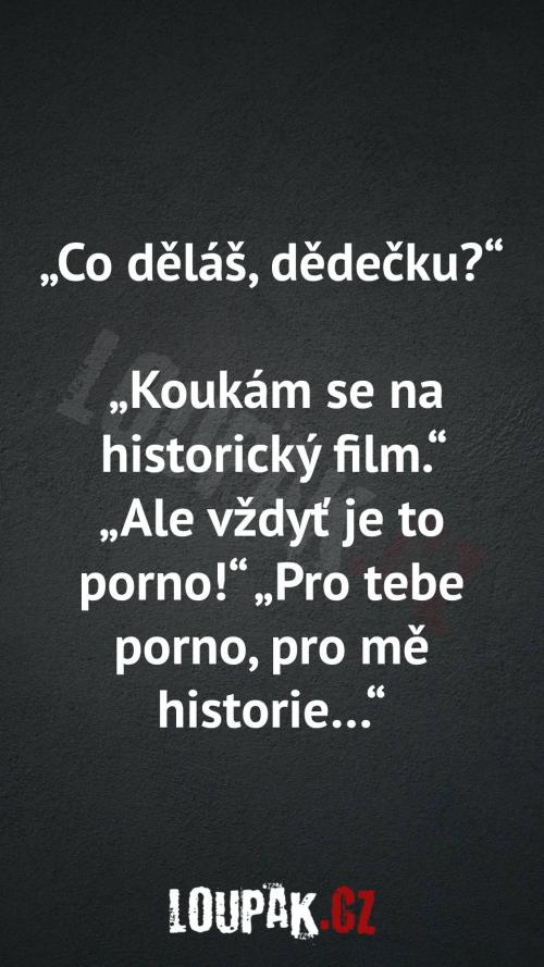 Co dělá tenhle dědeček