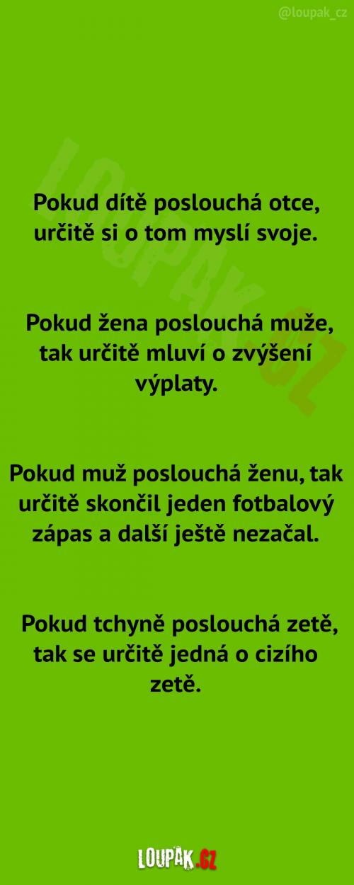  Jak je to s posloucháním  