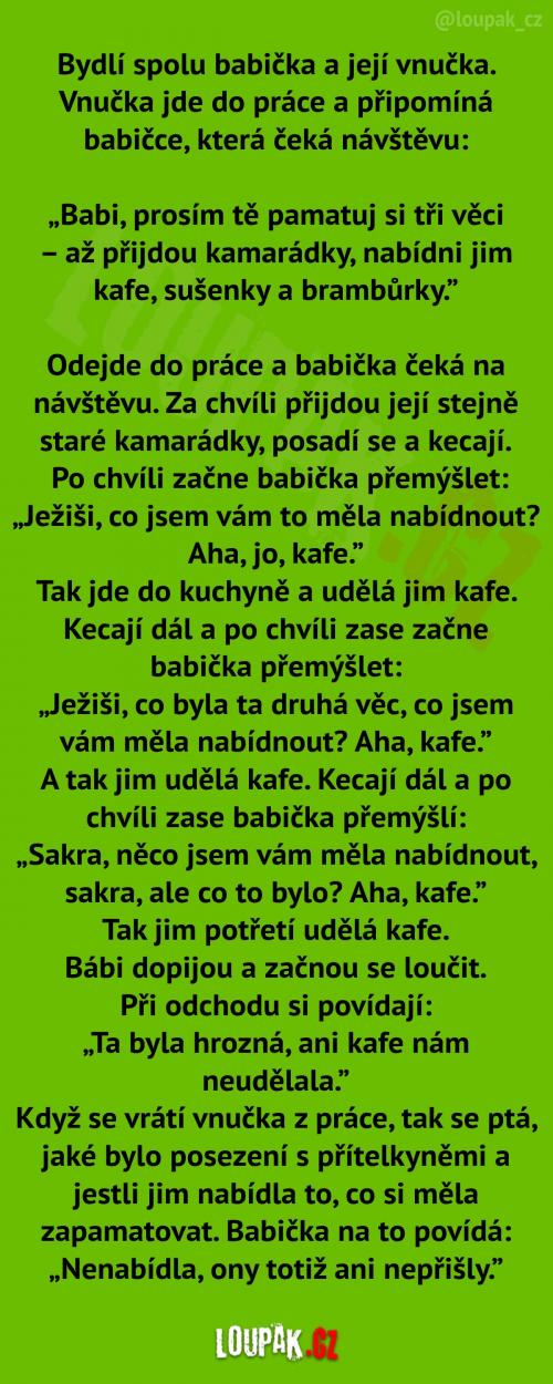  Babička, co už trošičku zapomíná 