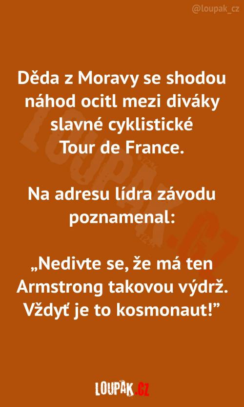  Děda z Moravy sleduje Tour de France 