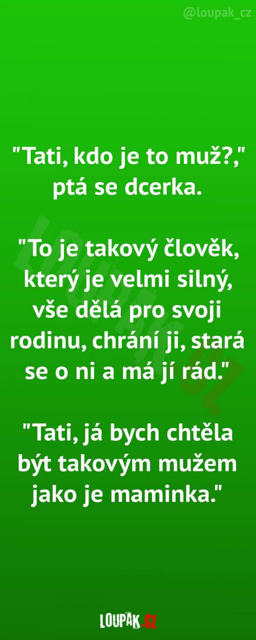 Skvělá definice muže