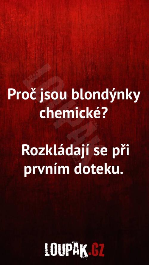  Proč jsou blondýnky chemické 