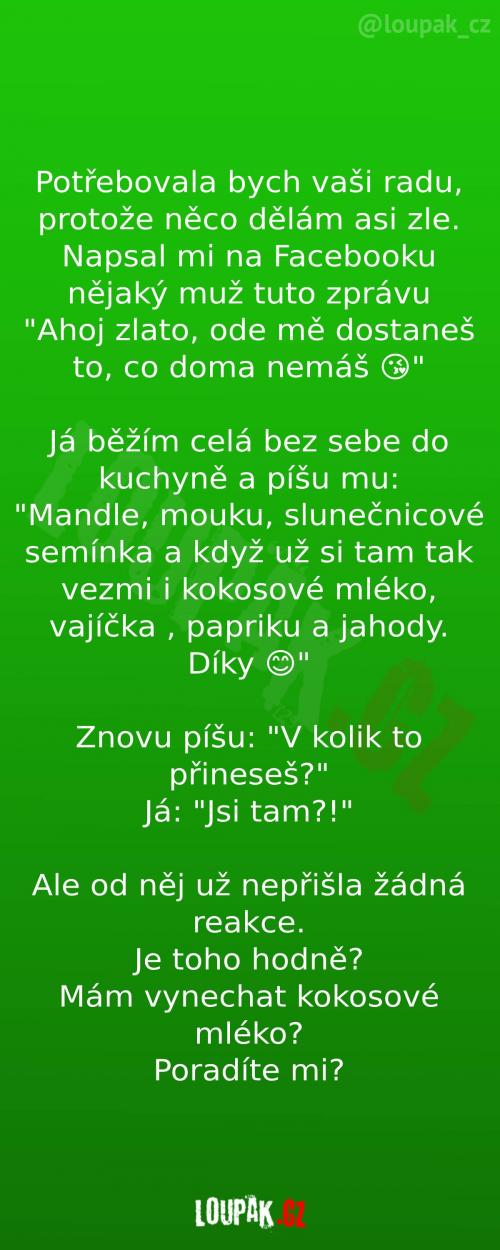 Co jsem napsala špatně