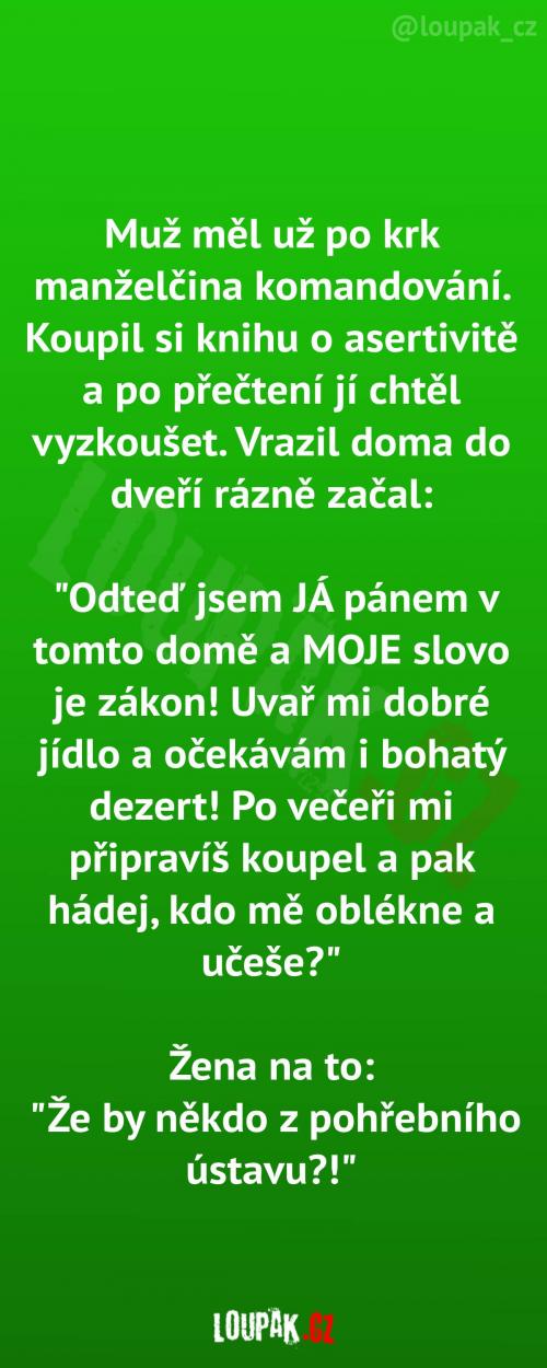  Jak chtěl vyřešit komandování 