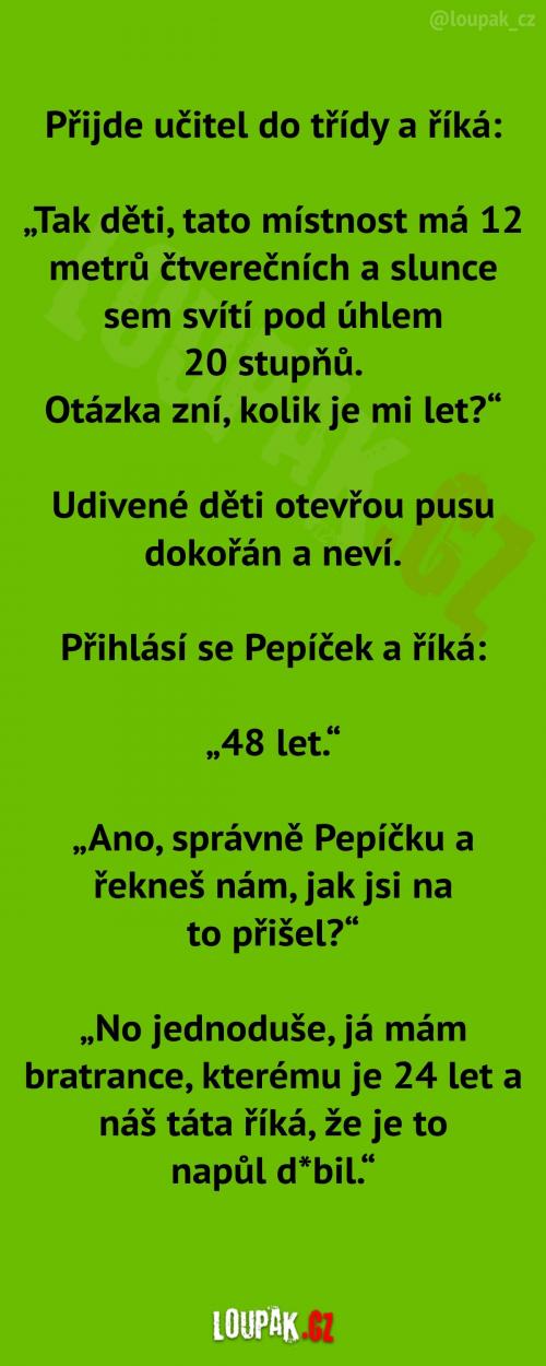 Složitá otázka učitele