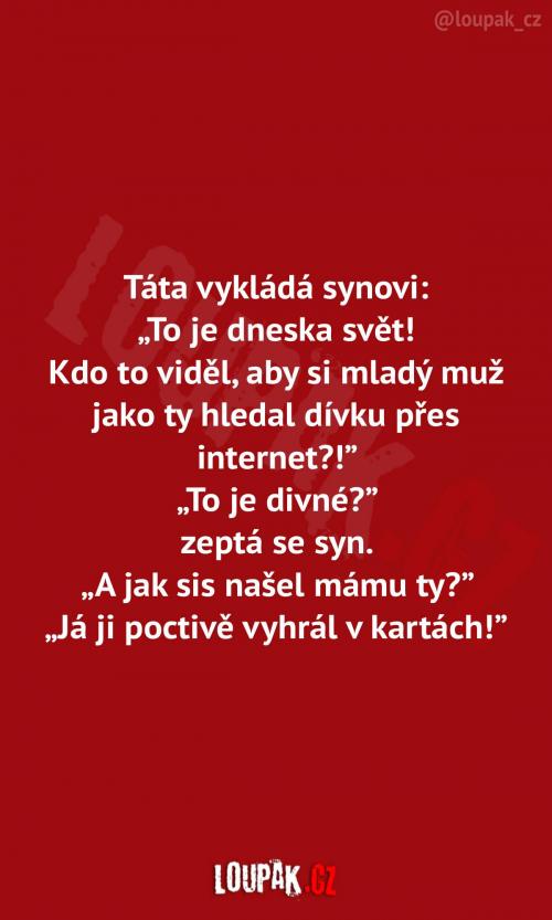 Hledání dívky přes internet  