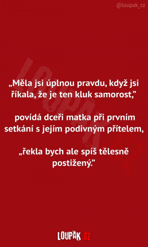 Podivný přítel dcery Podivný přítel dcery