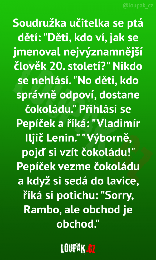  Soudružka učitelka se ptá dětí 