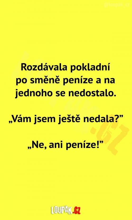 Na jednoho se jaksi nedostalo