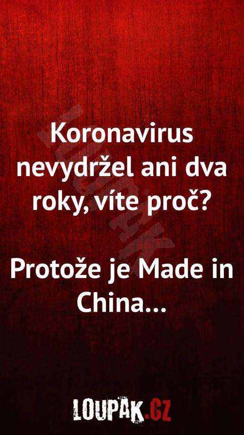 Proč koronavirus nevydržel ani dva roky