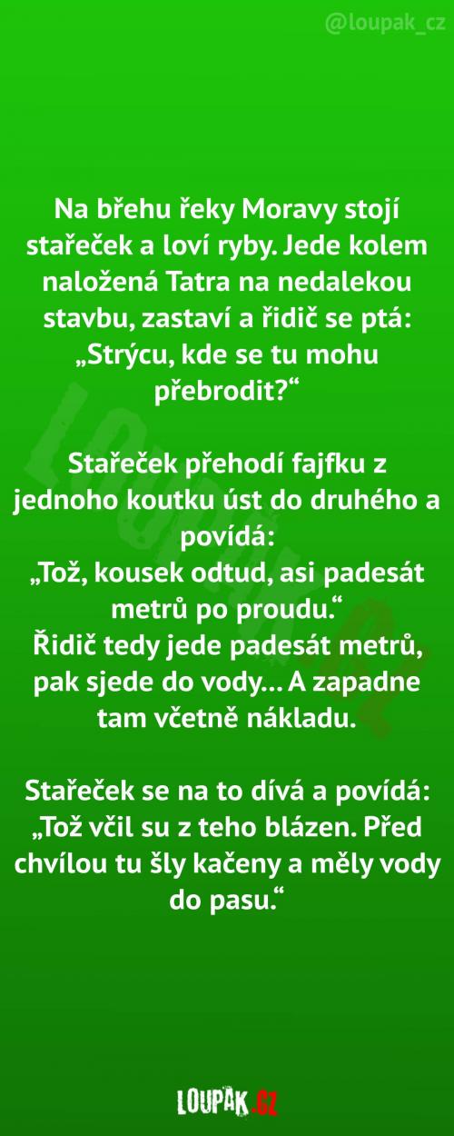  Stařeček loví na Moravě 