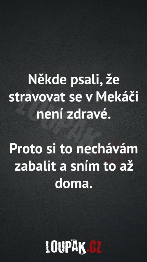  Proč není Mekáč zdravý 