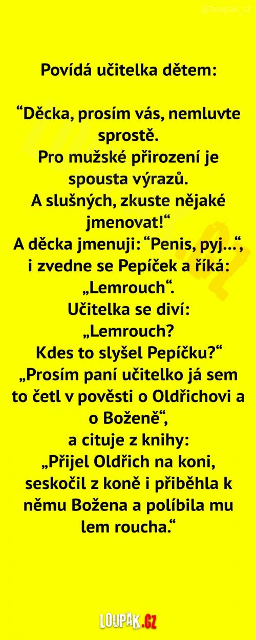  Pro mužské přirození je spousta výrazů 