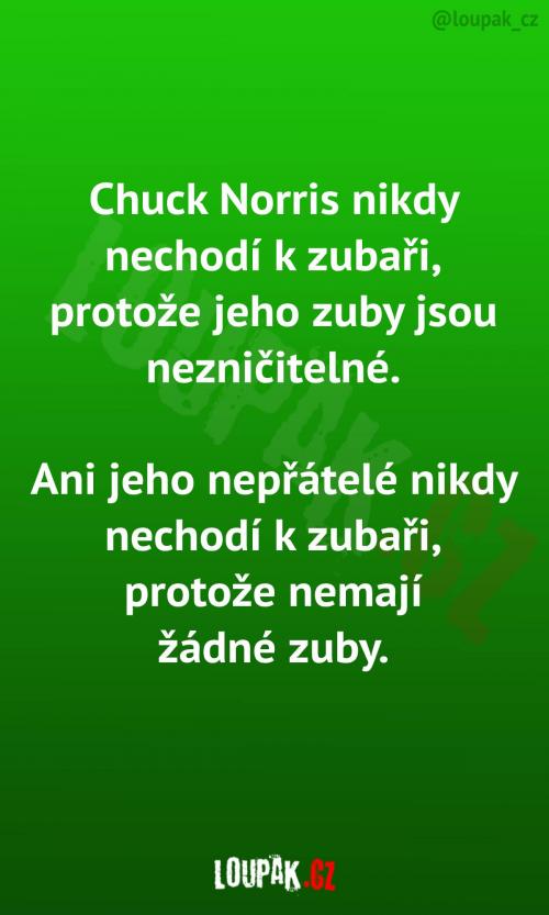  Chuck Norris a jeho zuby 