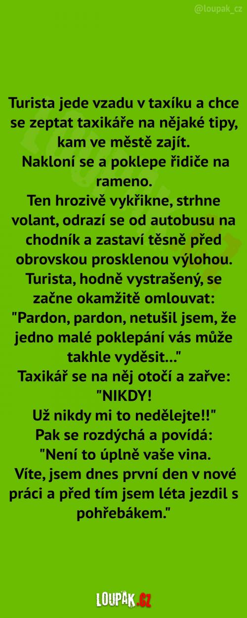  Podivná jízda v taxi  