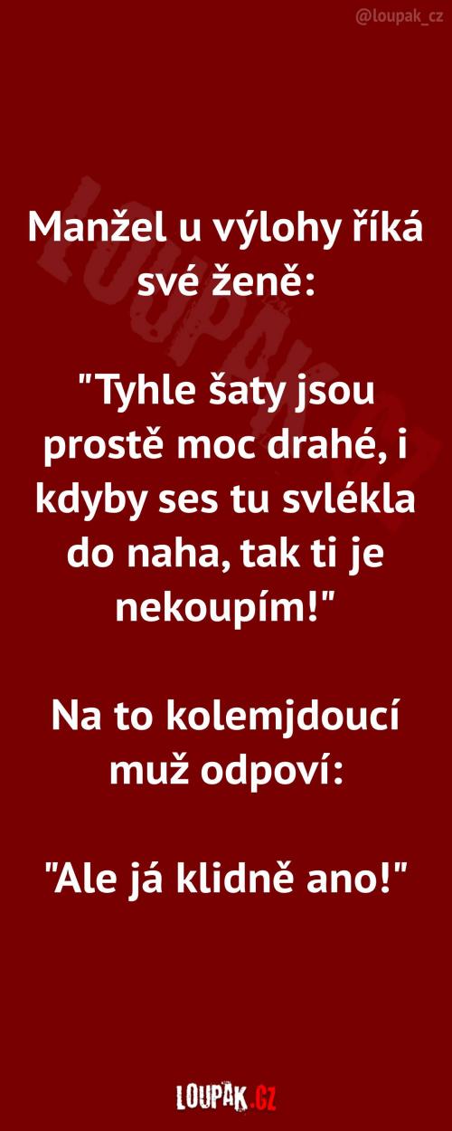  Drahé jak pro někoho 