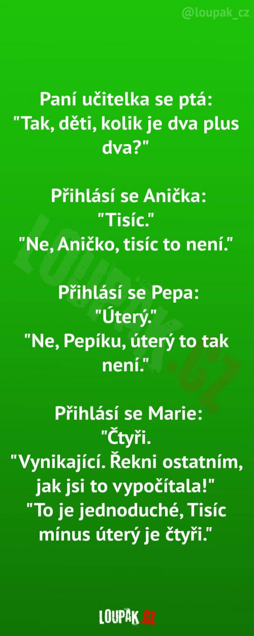  Geniální způsob výpočtu 