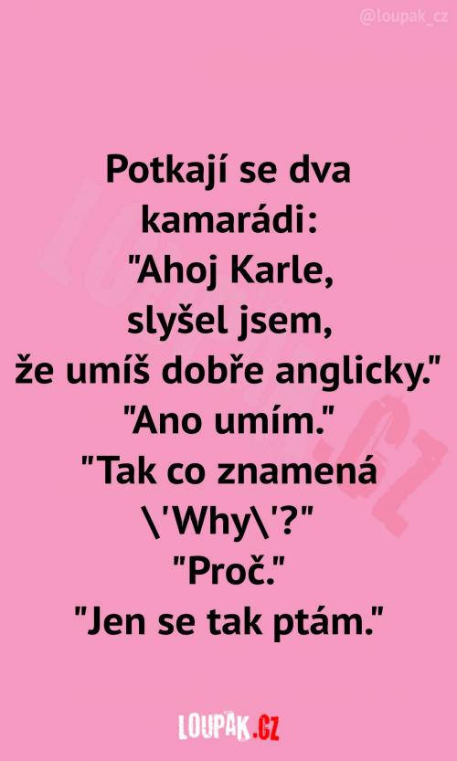  Pán je rozený Angličan... 