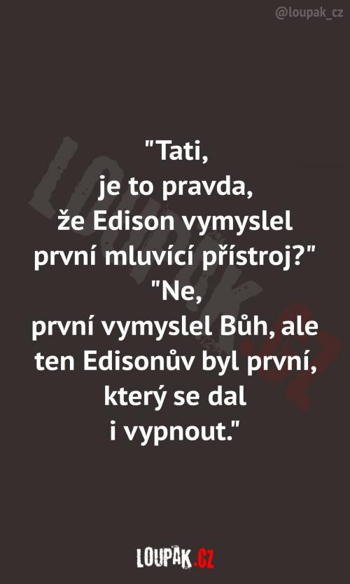 Zvídavý chlapeček se ptá tatínka 