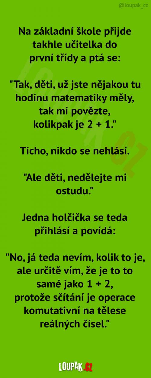 Znalosti žáků 1. třídy