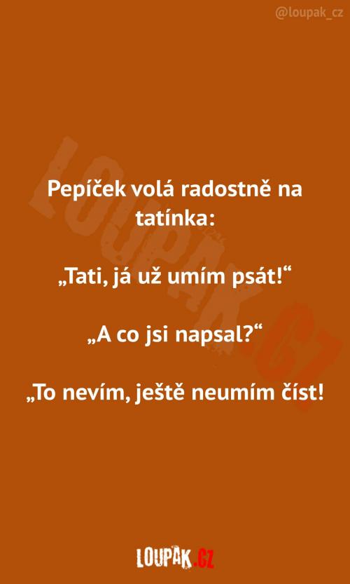 Radostná zpráva Pepíčka