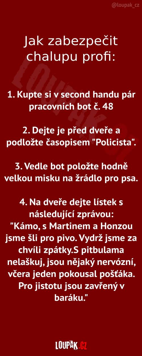 Jak zabezpečit chalupu profi 