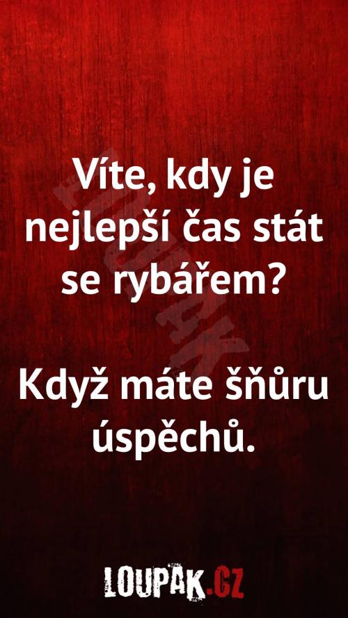  Kdy je nejlepší čas stát se rybářem 